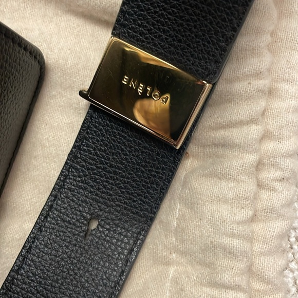 Excellent condition Polène Numero Sept crossbody bag in the textured black - Picture 5 of 9